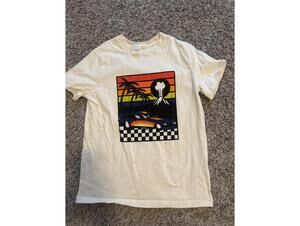 Hanna Andersson Boys White Graphic Tee (US 12 / 150 cm) Large